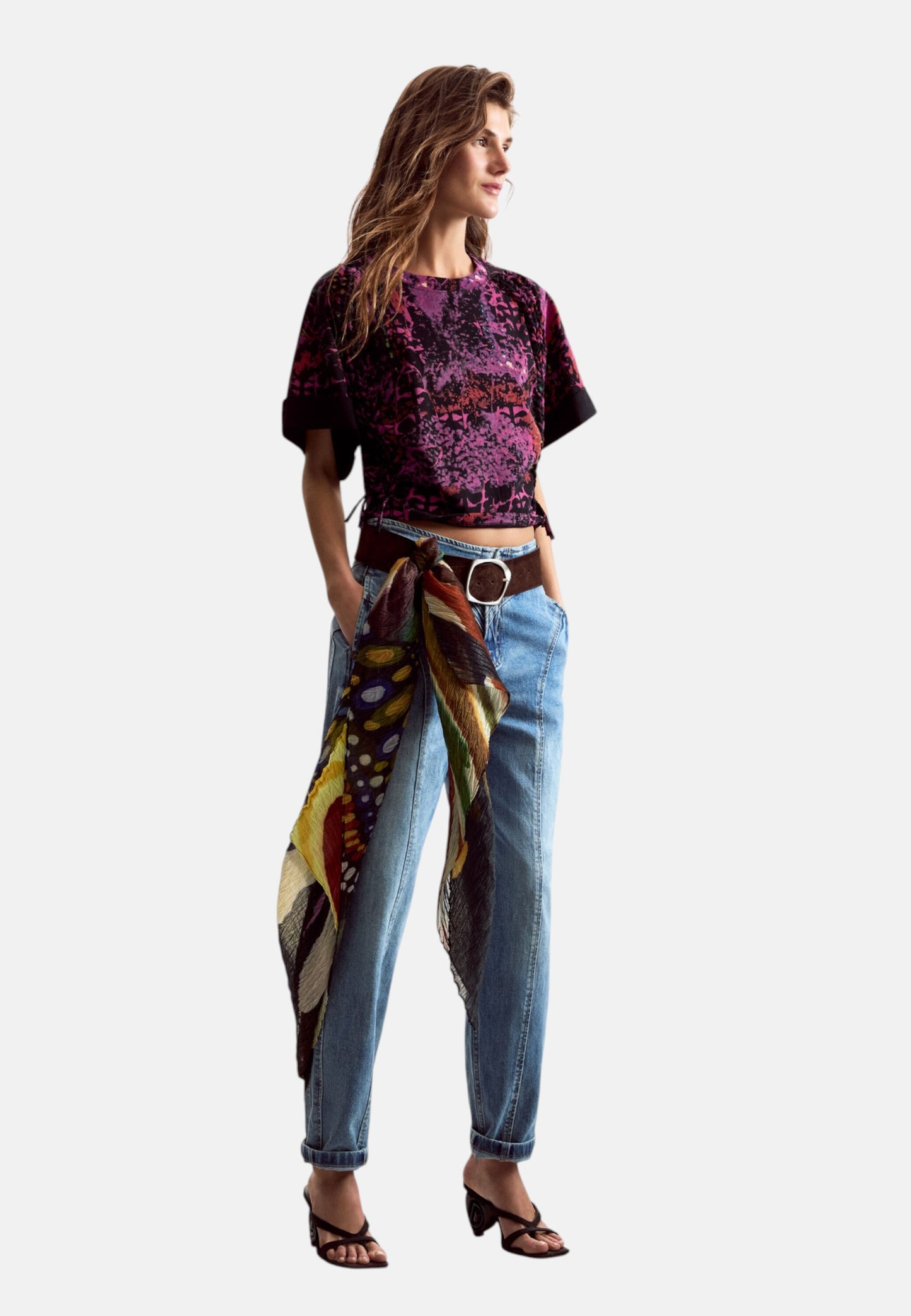 T-Shirt  Donna Desigual  Ts Beattle Lacroix 26SWTK26