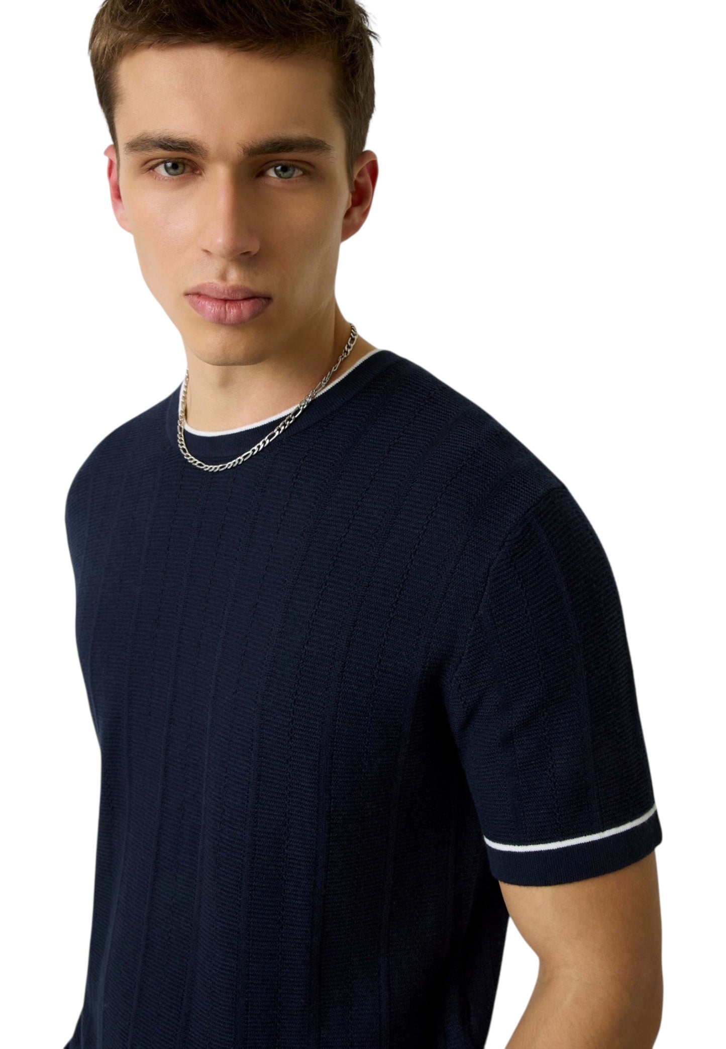 Maglia A Girocollo Uomo Guess Manica Corta Gj Stitched M6GR00Z4511