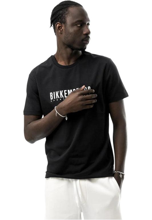 T-Shirt Manica Corta Uomo Bikkembergs Stampa Logo