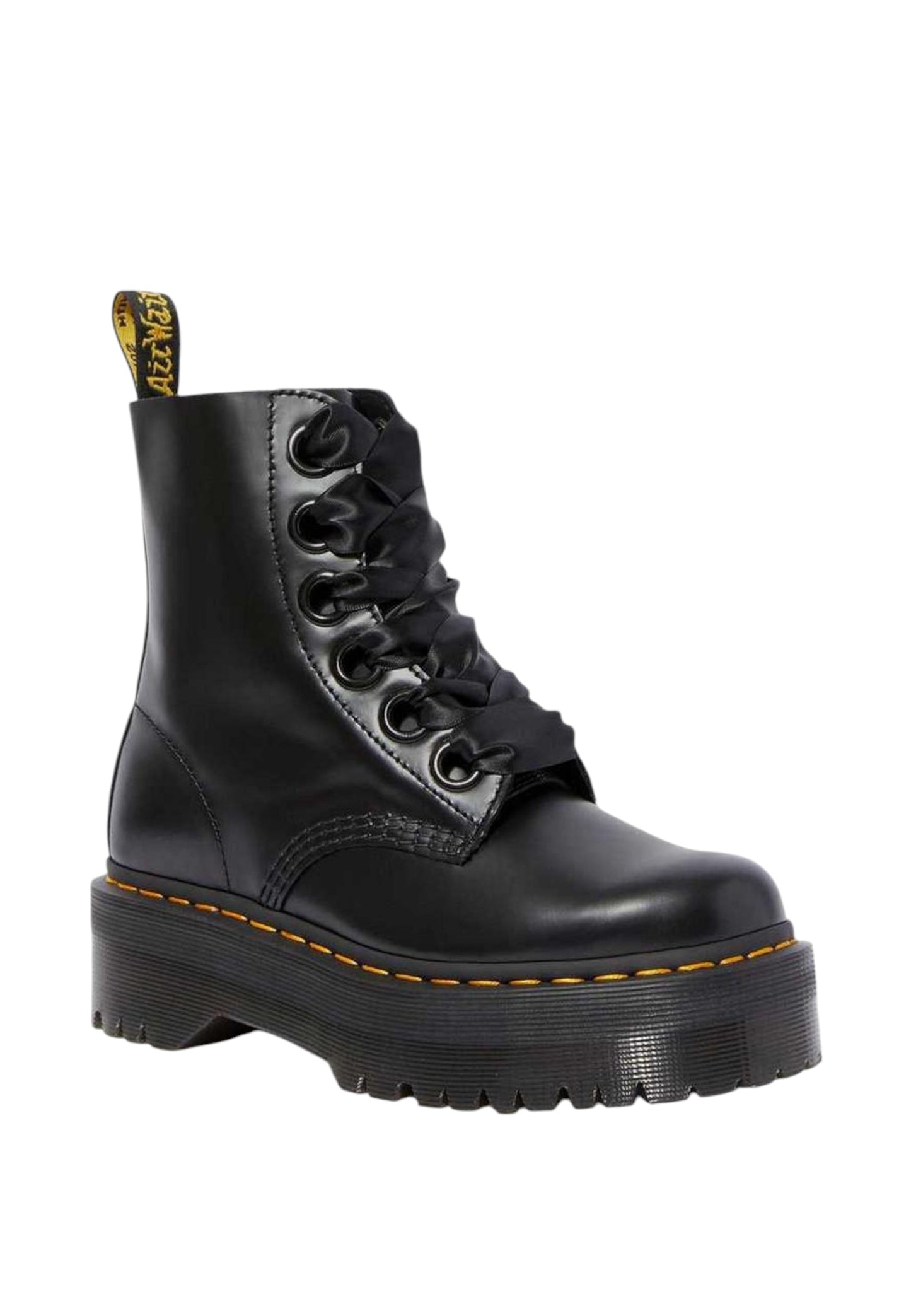Stivaletti Anfibi Donna Dr. Martens  Molly Black Buttero 24861