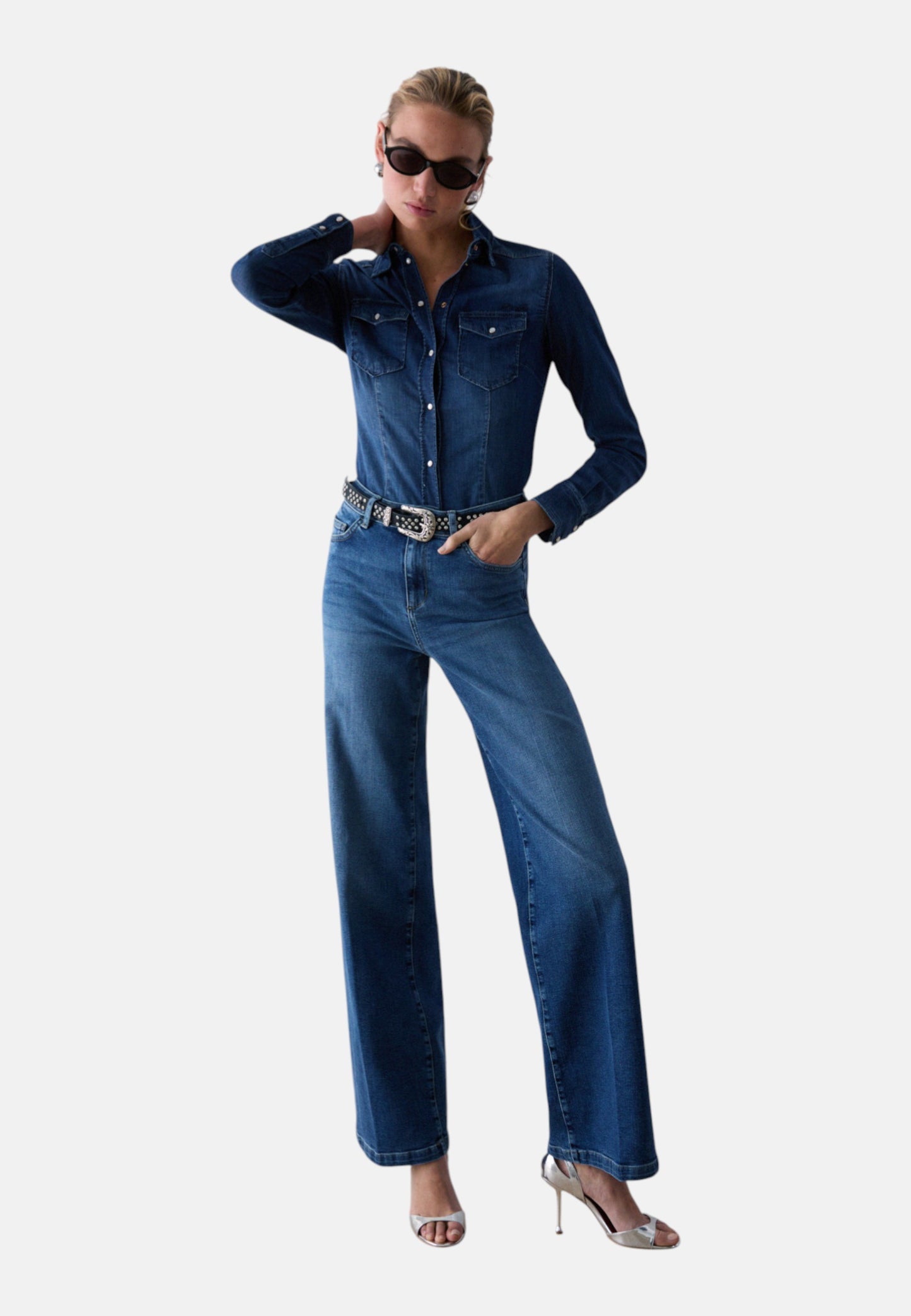 Jeans Flare Fit Donna Liu Jo Vita Alta Good Flare UA6160D0264