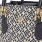 Borsa A Mano Donna Tommy Hilfiger Mini Satchel Jacquard Th Grace AW0AW18753