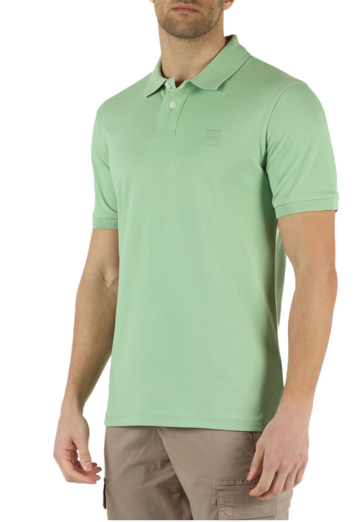 Polo Manica Corta Uomo Boss Con Toppa Con Logo Passenger 50507803