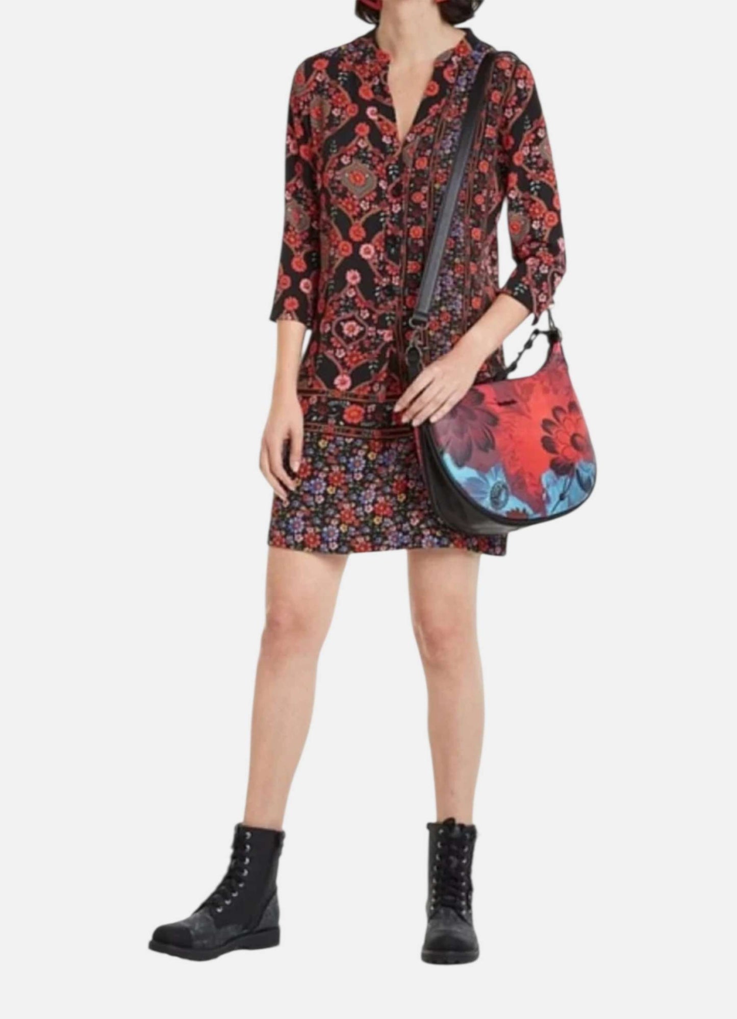 Vestito Corto Donna Desigual Con Cappuccio Padded Sigrun 19WWVW94