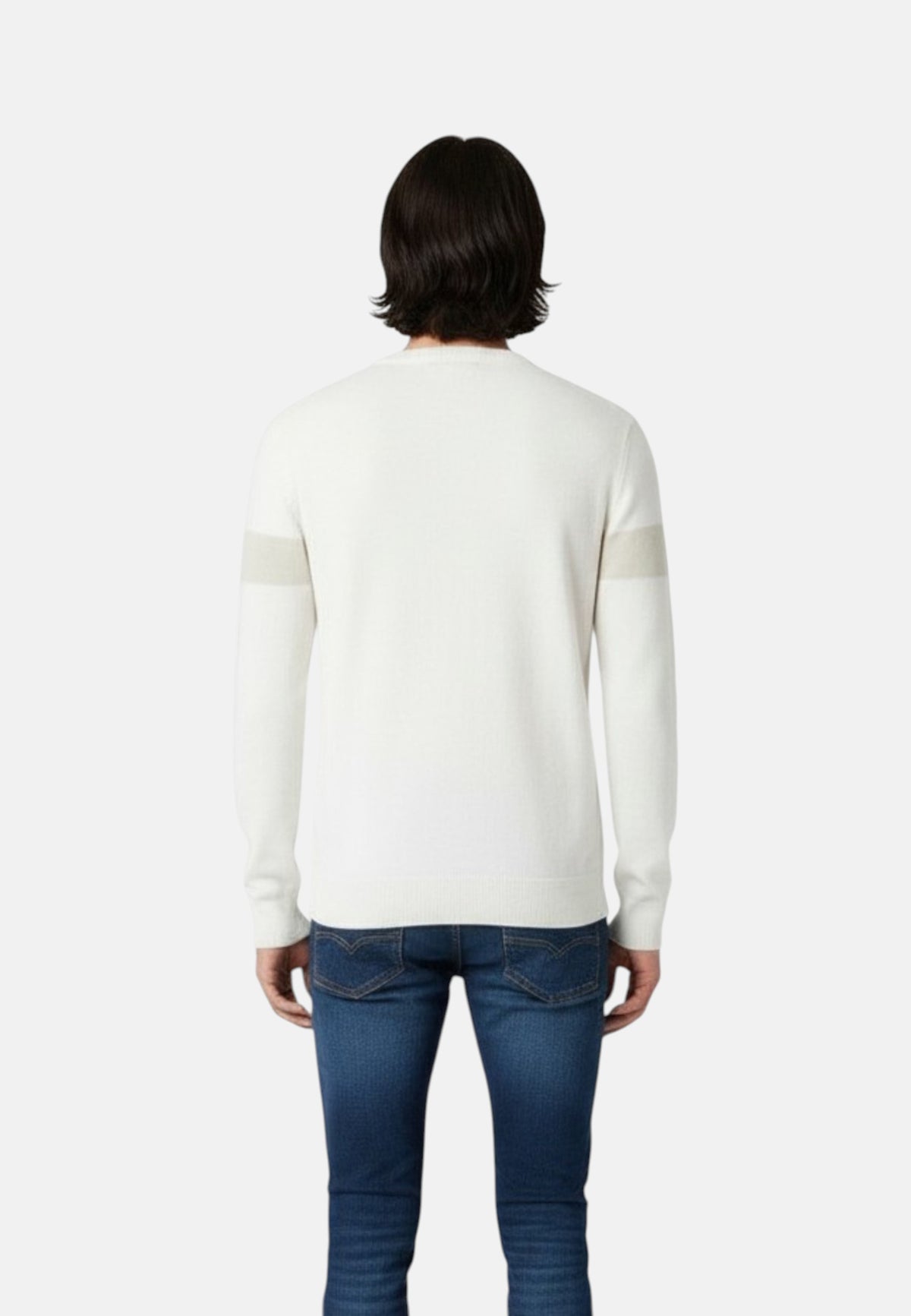Maglione A Girocollo Uomo Guess Jacquard, Logo Mark M6YR09Z0914