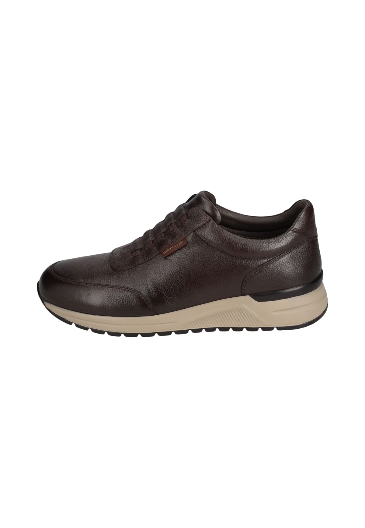 Sneakers Basse Uomo Valleverde chiusura con lacci, piccolo logo laterale, suola a contrasto  VY955W