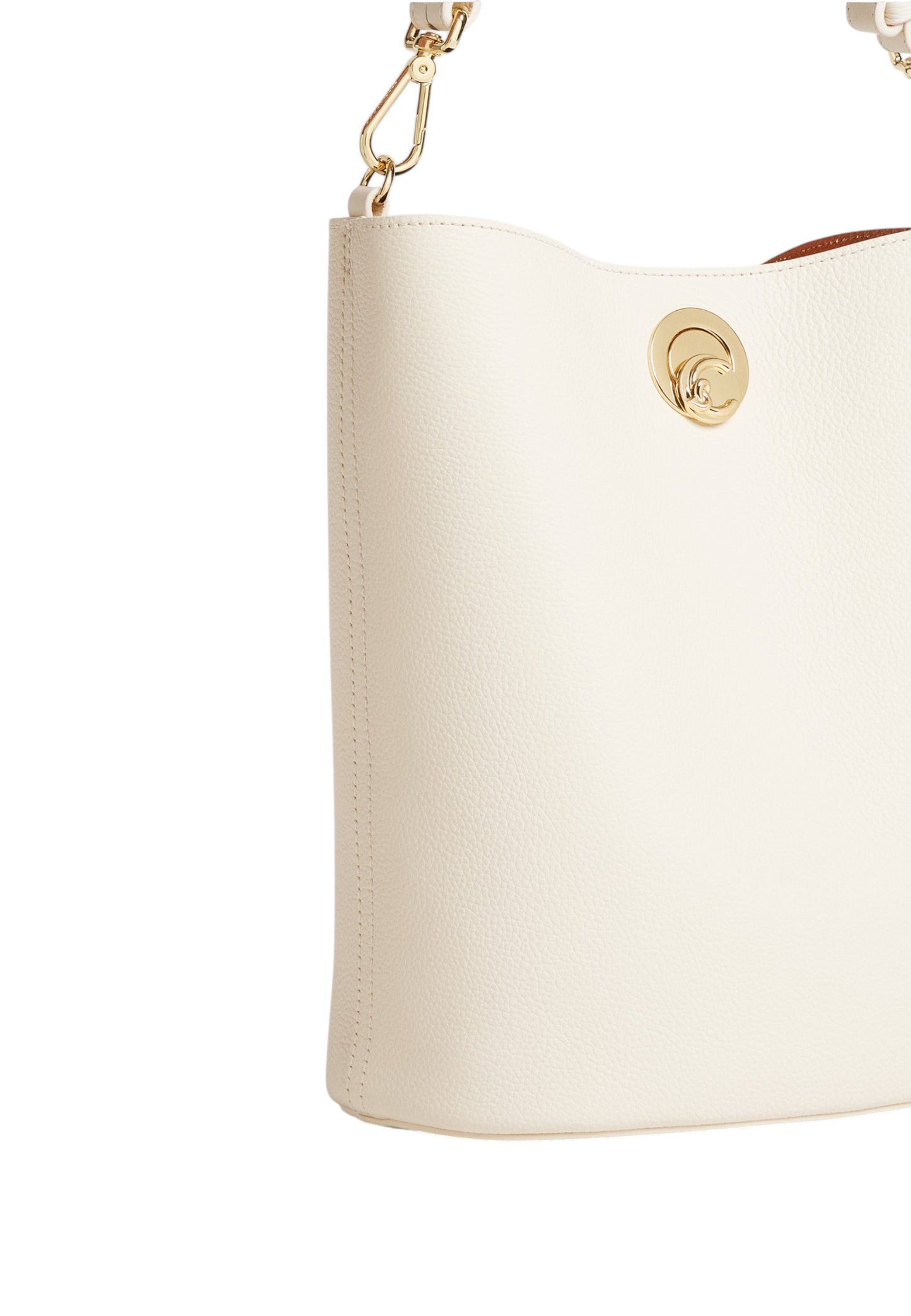 Borsa A Spalla Donna Coccinelle Secchiello In Pelle Martellata Doppia Coccinelle Nikla Medium E1TOA230101