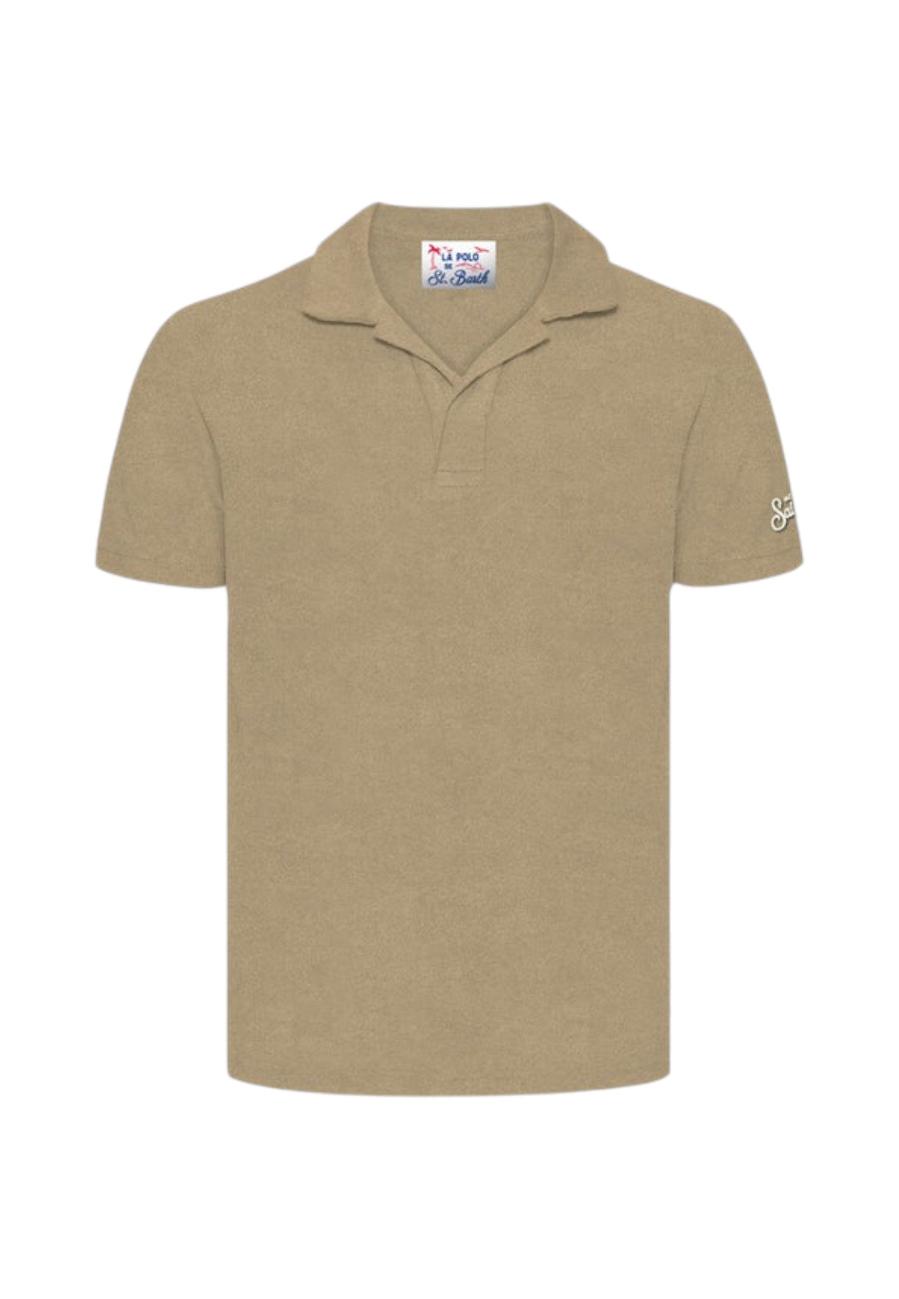 Polo Manica Corta Uomo Mc2 Saint Barth Sponge Collar Rib Jeremy JER0001