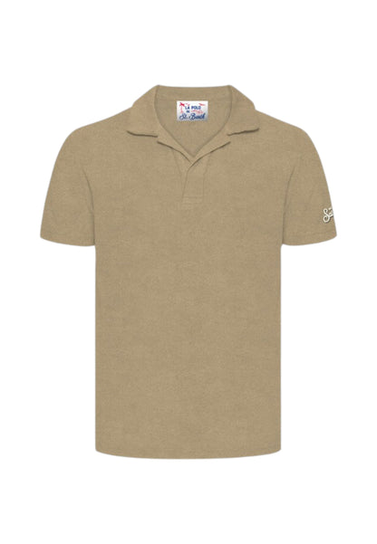 Polo Manica Corta Uomo Mc2 Saint Barth Sponge Collar Rib Jeremy