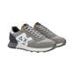Sneakers Basse Uomo Sun68 Stile Running, Nylon E Suede, Maxi Logo Ricamato, Dettagli A Contrasto Jaki 2.0 Solid Z46121