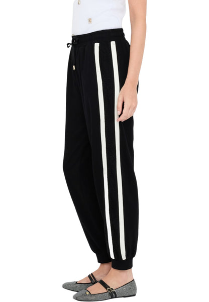 Pantaloni Tuta Donna Liu Jo Con Pizzo  TF5010J4523
