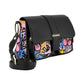 Borsa A Spalla Donna Braccialini A Spalla, Tracolla removibile e regolabile, Chiusura con clip, Due tasche interne, una con zip e una aperta, Stampa graffiti ispirata alla street art, Dimensioni: 20 x 8.5 x 18 Cm Queen B19300TY