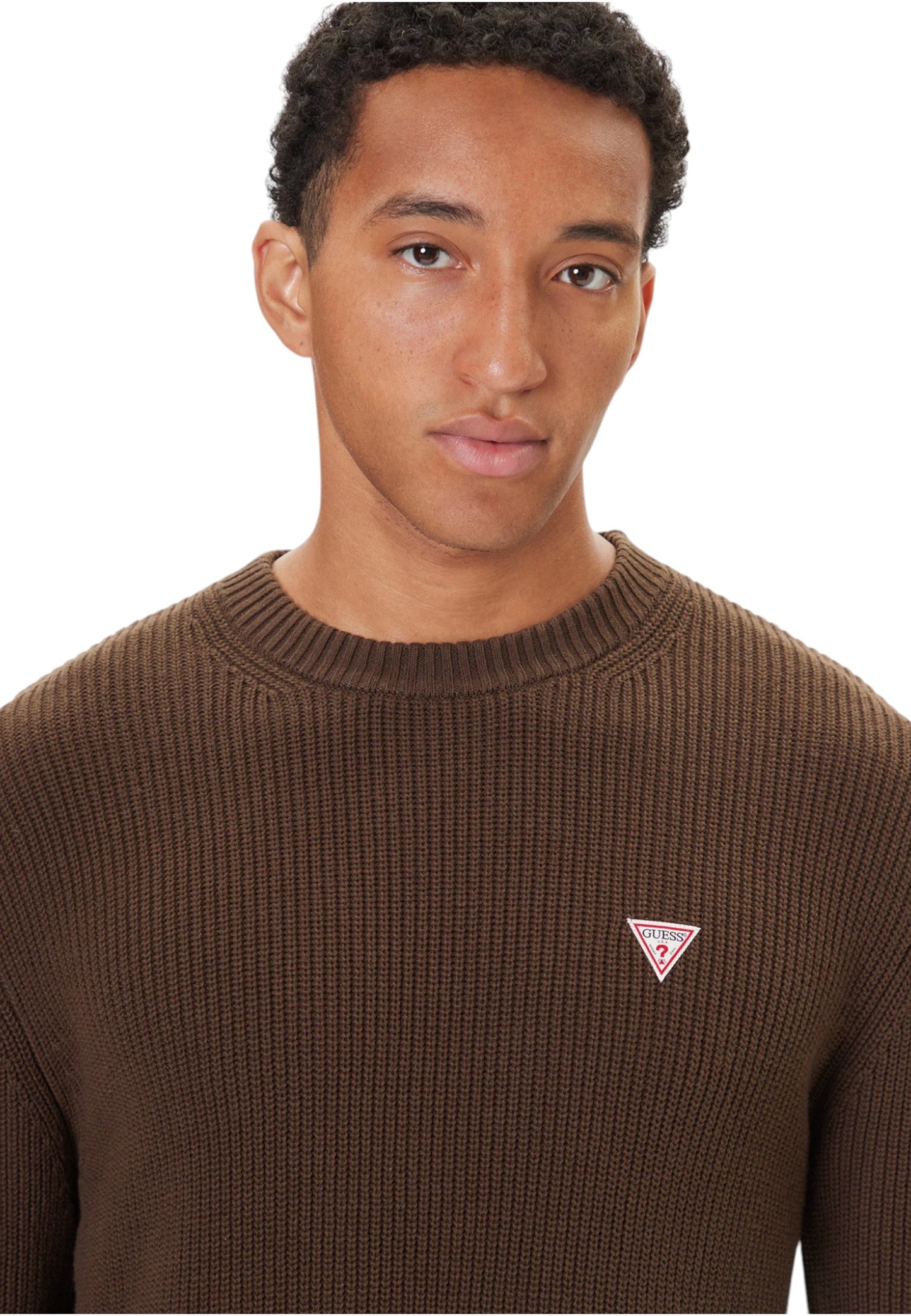 Maglione A Girocollo Uomo Guess  Gj Mini Triangle M4BR30Z3HM1