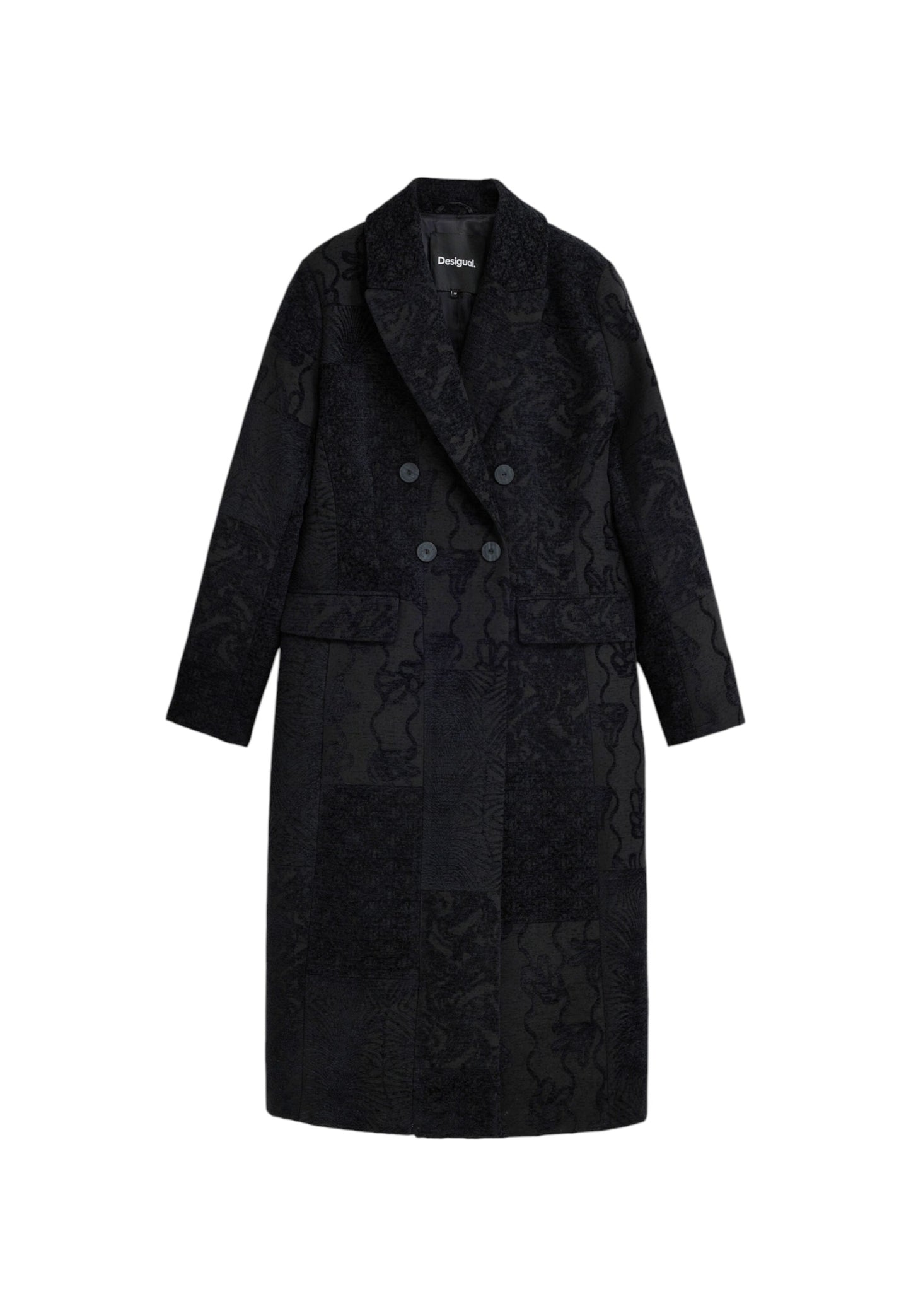 Cappotto  Donna Desigual  Patch Black 25WWEW16