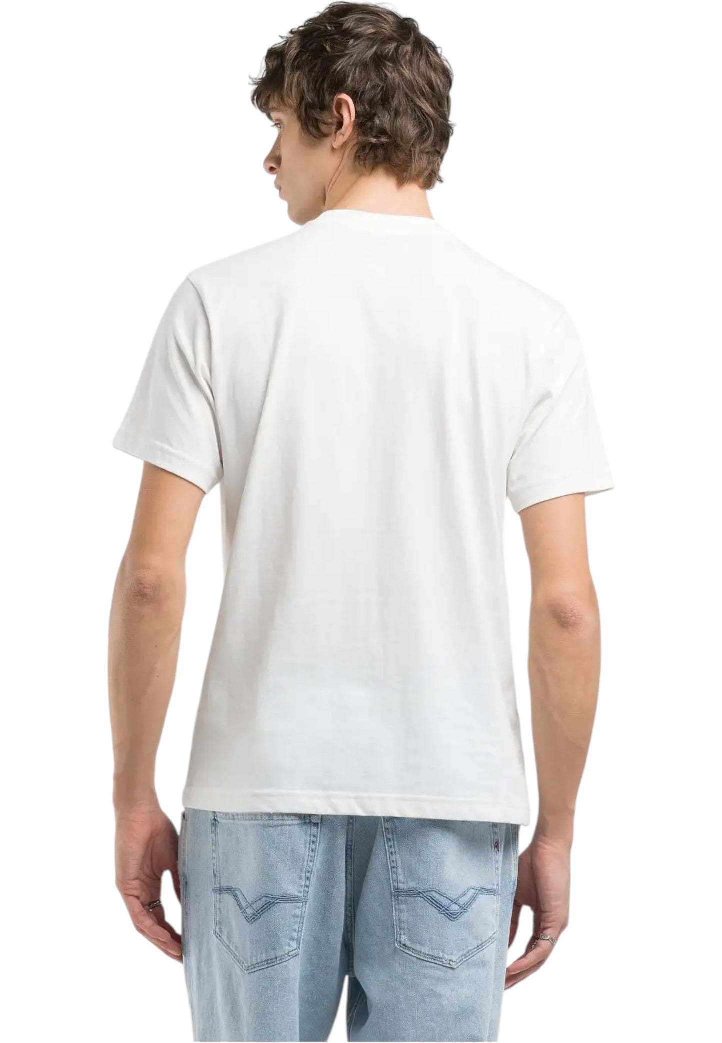 T-Shirt Manica Corta Uomo Replay Con Lettering