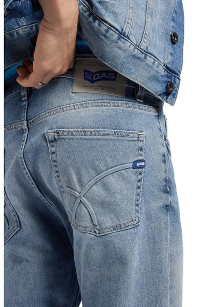 Jeans 5 Tasche Uomo Gas Fit Slim Albert Simple Rpk 351444030753