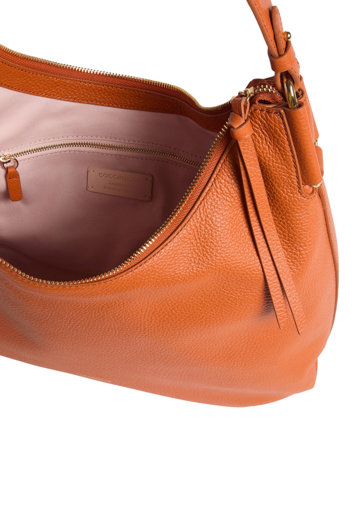 Borsa A Spalla Donna Coccinelle In Pelle Martellata Coccinelle Rebekka Medium E1T95130101