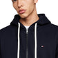 Felpa Con Zip Uomo Tommy Hilfiger Con Cappuccio Essential MW0MW37234