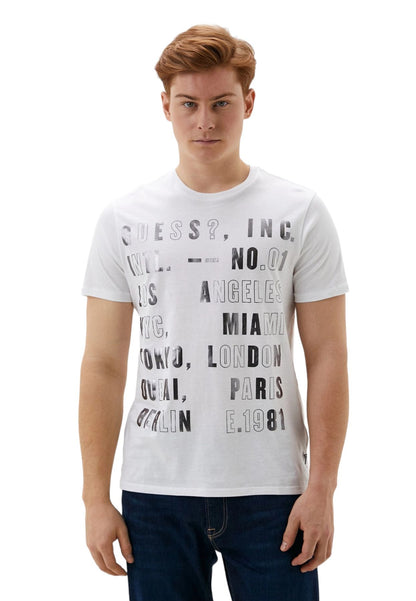 T-Shirt Manica Corta Uomo Guess   M4RI63K9RM1