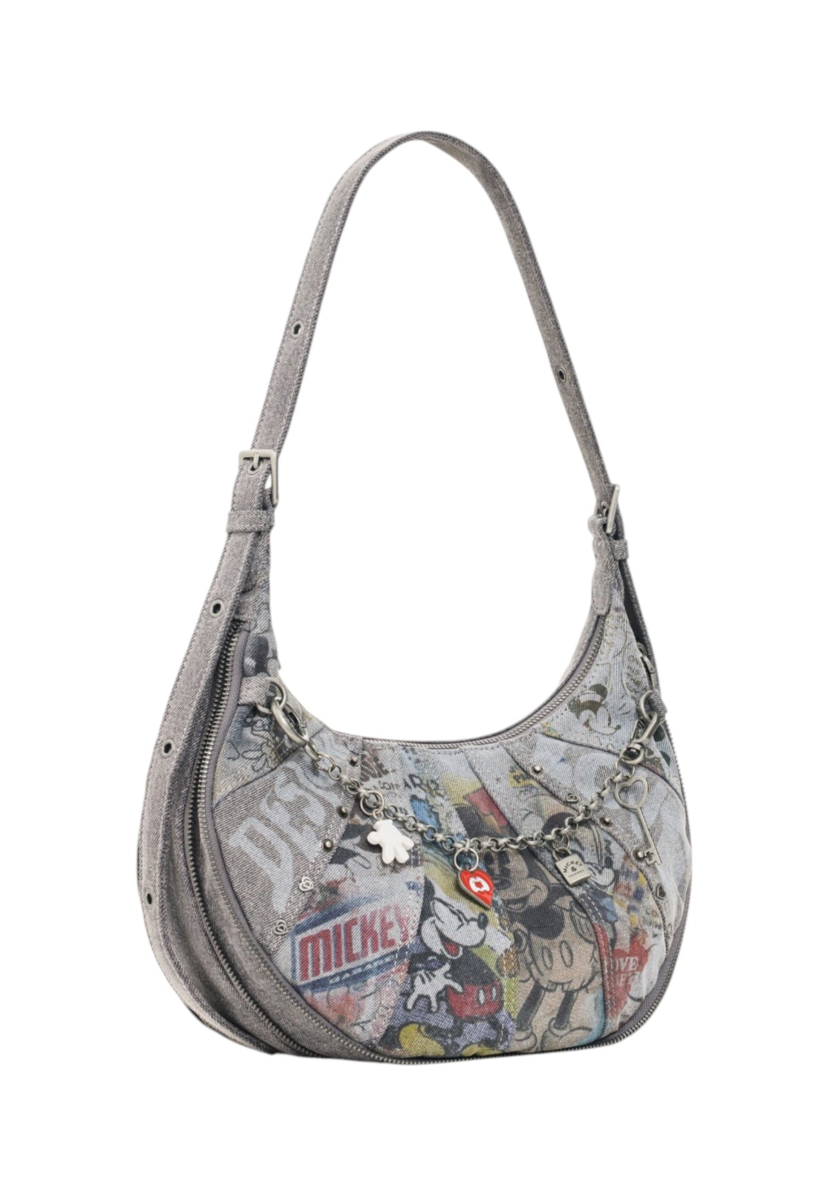 Borsa A Spalla Donna Desigual  Bag Mickey Alldenim Calgary 3.0 26WAXD22