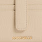 Portacarte Con Zip Donna Coccinelle In Pelle Martellata Metallic Soft Medium E2MW511F701