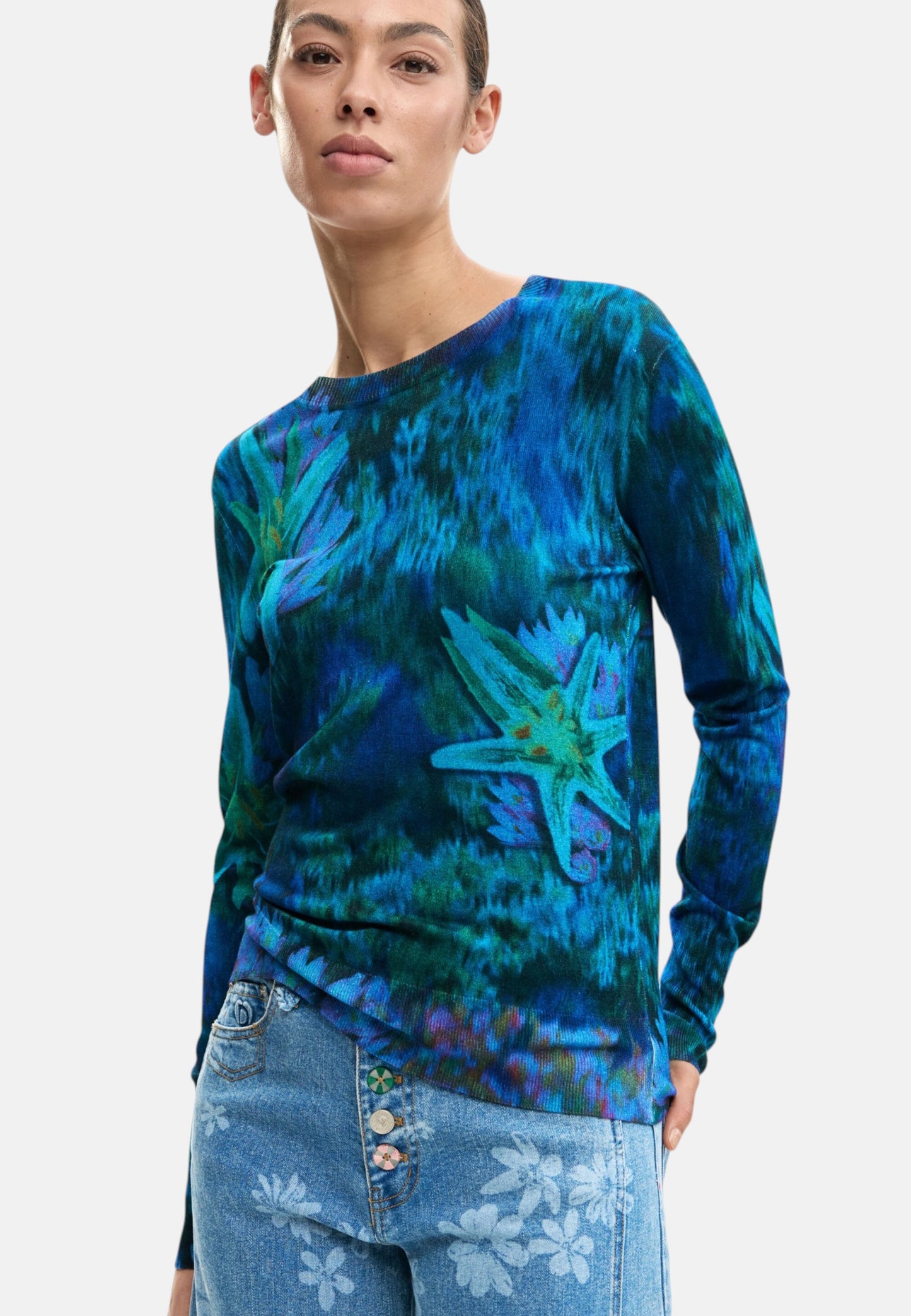 Maglione  Donna Desigual  Jers Suecia 26SWJF36