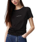 T-Shirt Manica Corta Donna Calvin klein Jeans  Monologo Slim