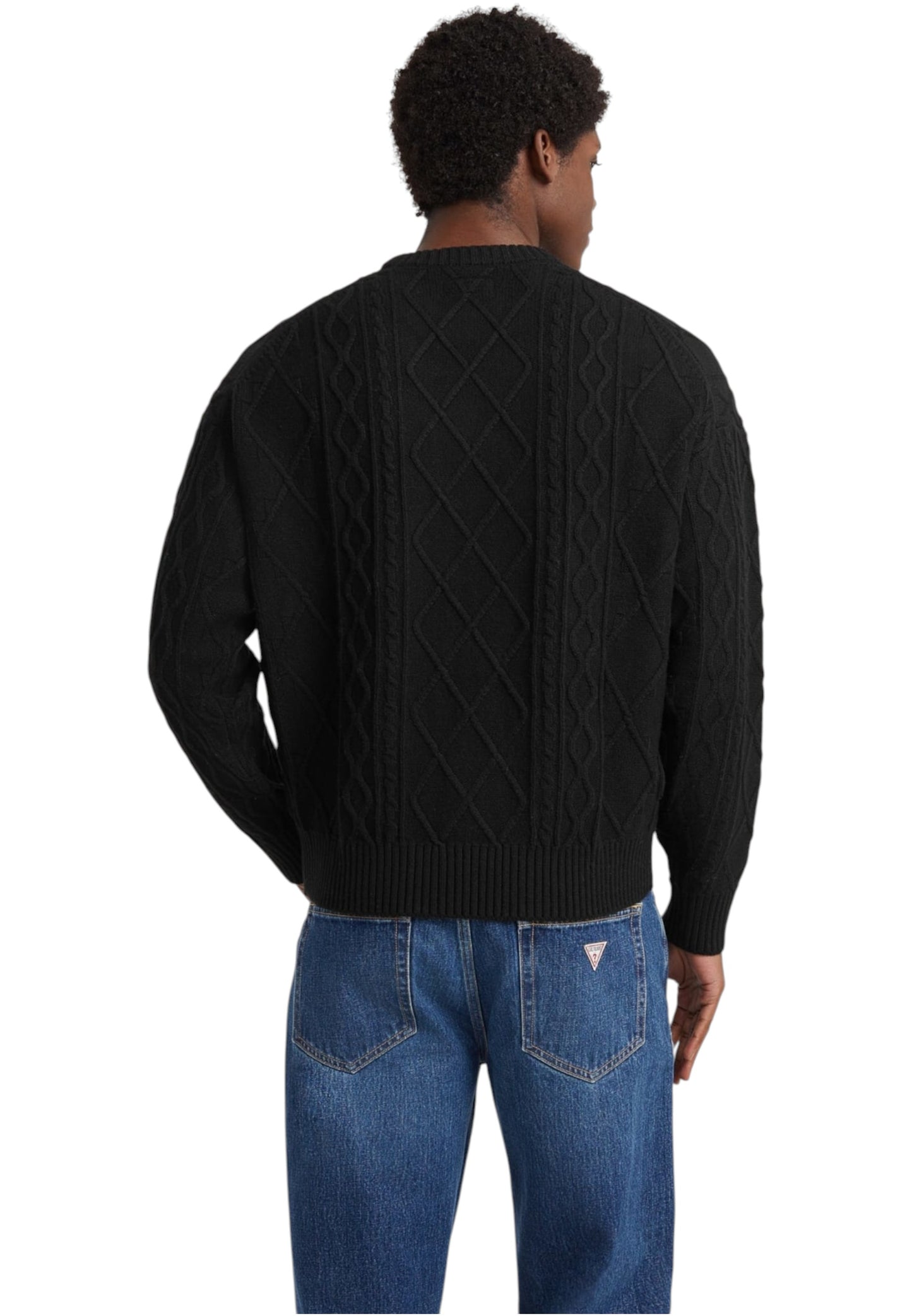 Maglione A Girocollo Uomo Guess  Gj Cable M5BR04Z0561