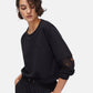 Felpa A Girocollo Donna Liu Jo Con Inserti In Pizzo  TA6282J3855
