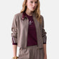 Giacca  Donna Liu Jo Corta Gessata Con Zip  TF6146T692A