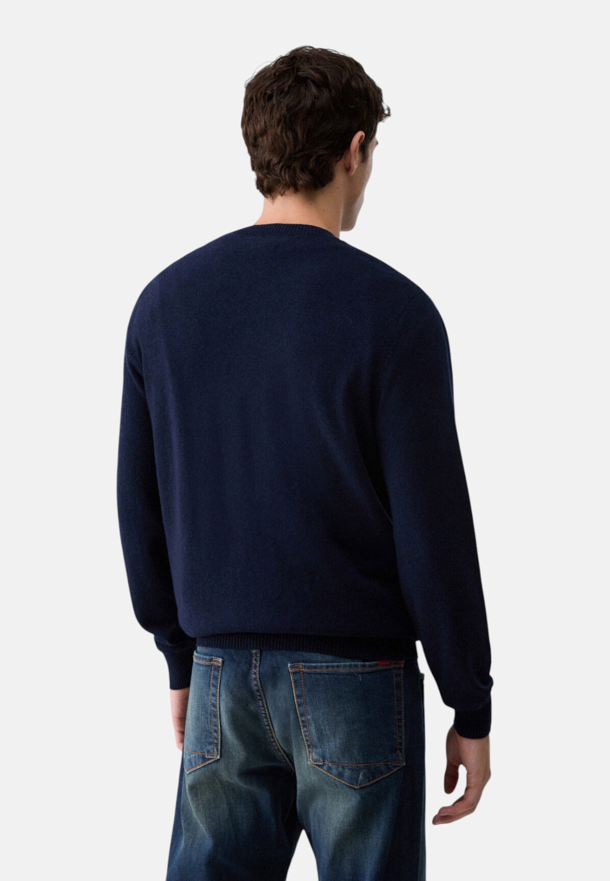 Maglione A Girocollo Uomo Liu Jo In Lana E Cashmere  QF6145MA23P