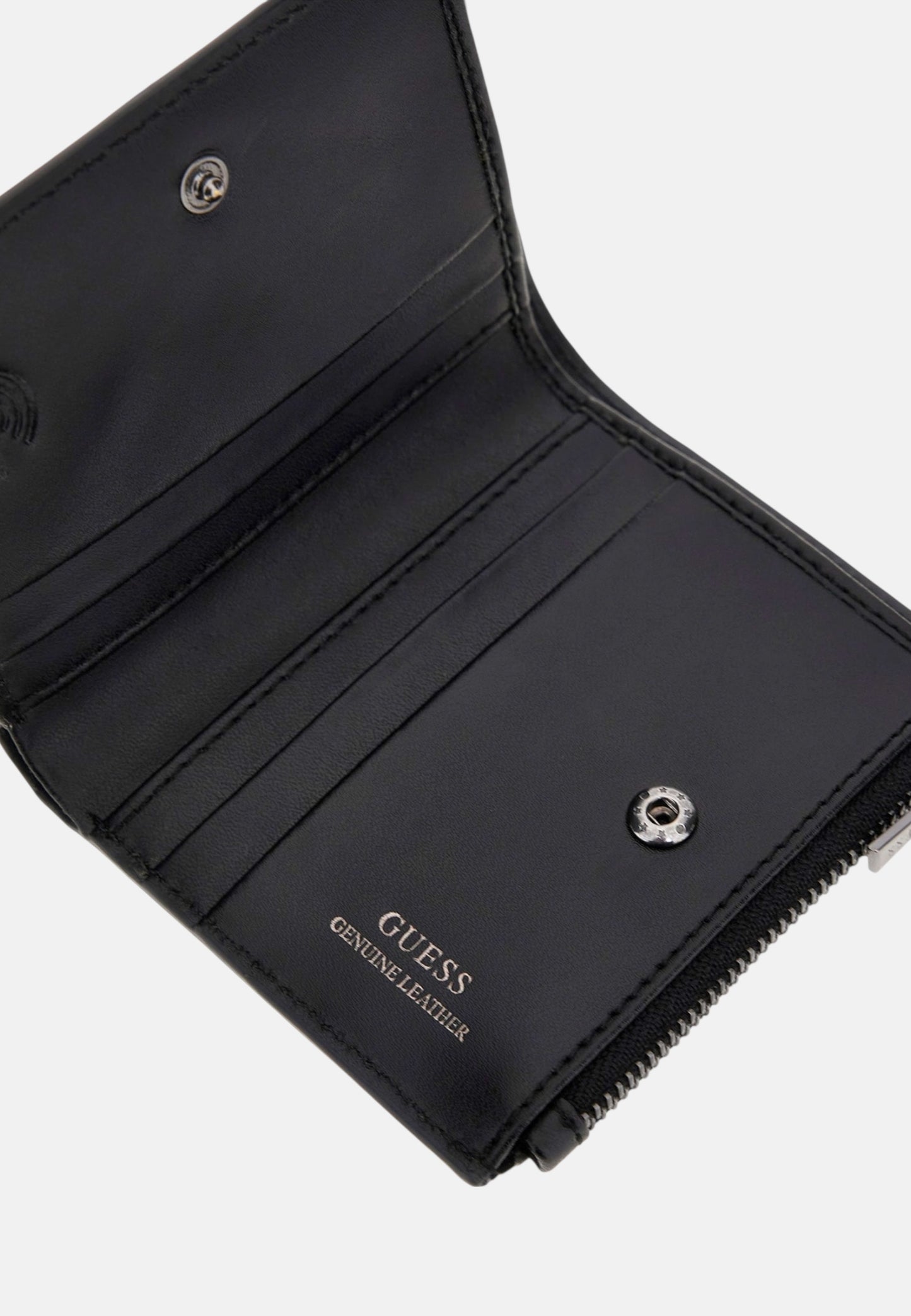 Portafoglio Con Portacarte Uomo Guess Bifold Top Zip Milano SMMALOLEA03