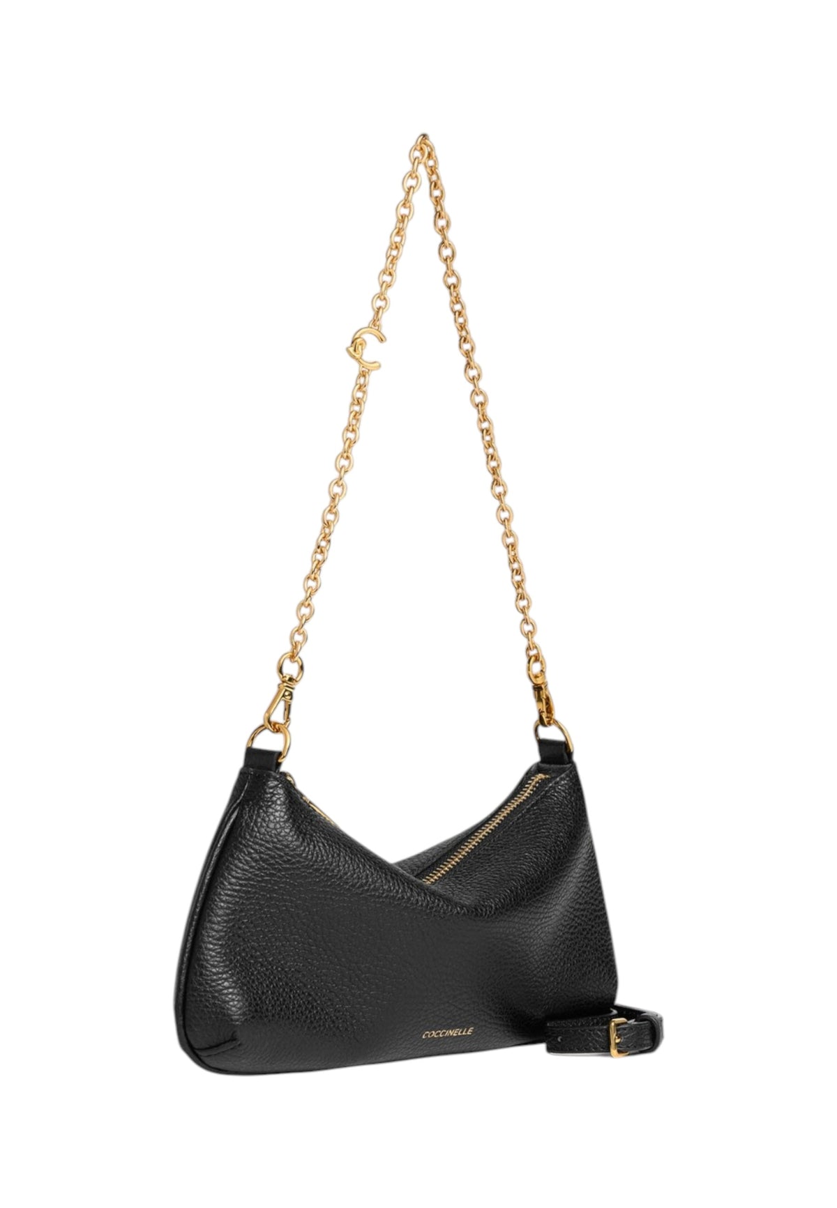 Borsa A Tracolla Donna Coccinelle Mini Bag, Pelle con grana, Con catena C-Me Chain E5VG5520101