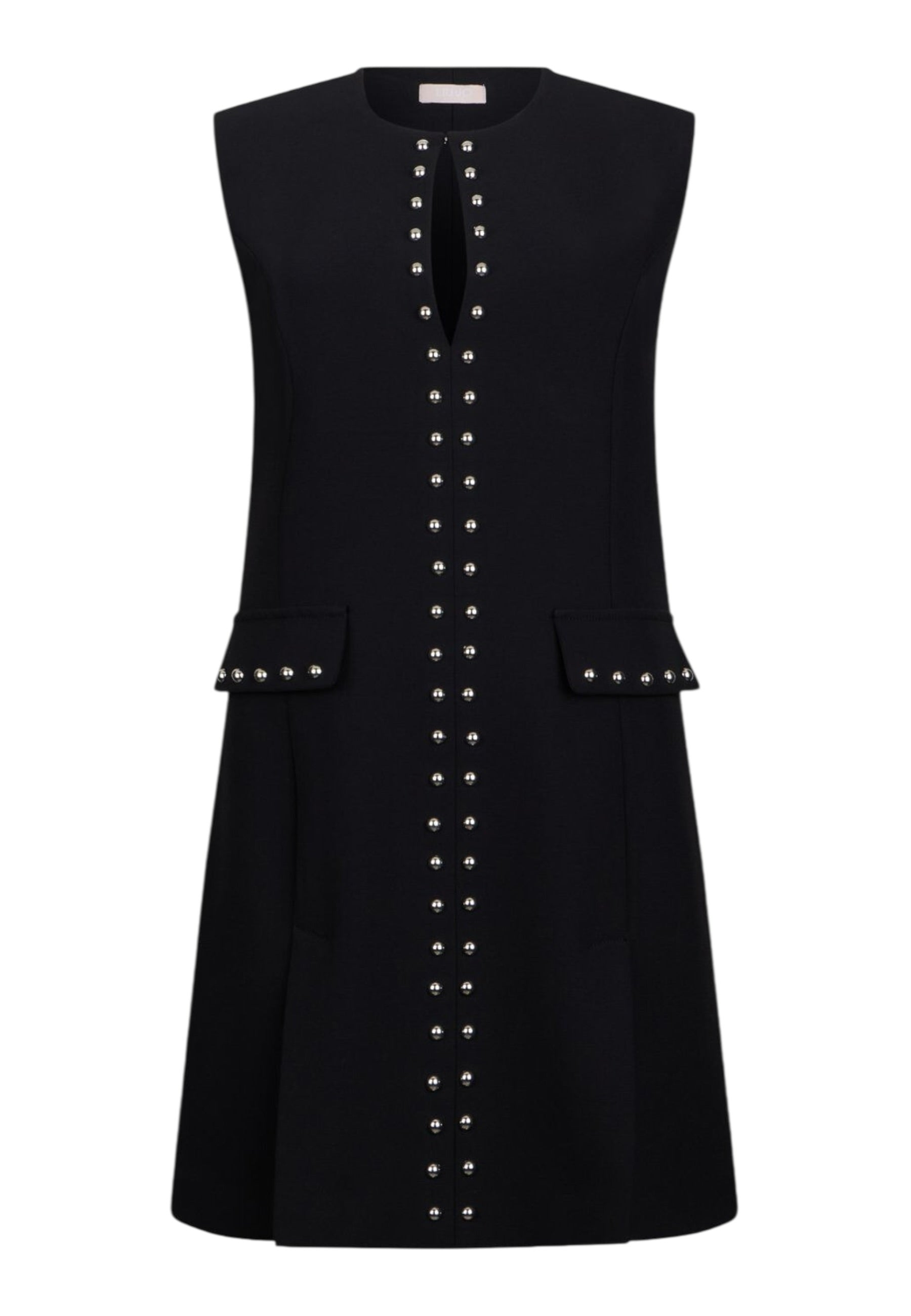 Vestito Corto Donna Liu Jo Tessuto Navetta Con Borchie  WA6119T2527