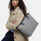Borsa A Spalla Donna Tommy Hilfiger Tote Jacquard Th Icon AW0AW18889
