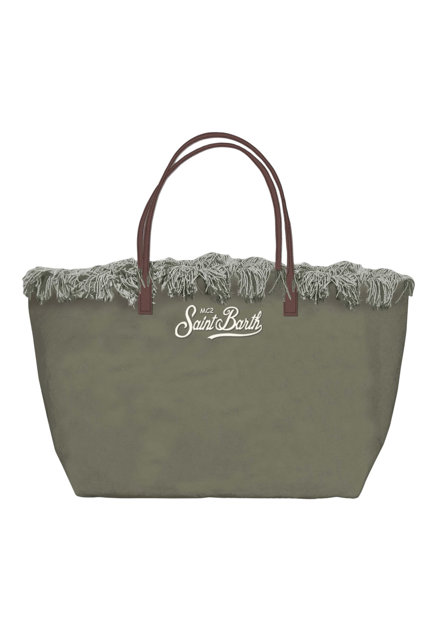 Borsa A Spalla Donna Mc2 Saint Barth Canvas City Bag Fringe CBF0001