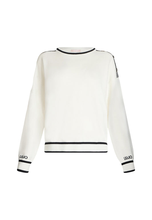 Maglia A Girocollo Donna Liu Jo   TF5230MS59L