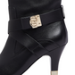Stivaletti Con Tacco Donna Liu Jo In Pelle E Cinturino Gioiello Blake 02 SF6025PX885