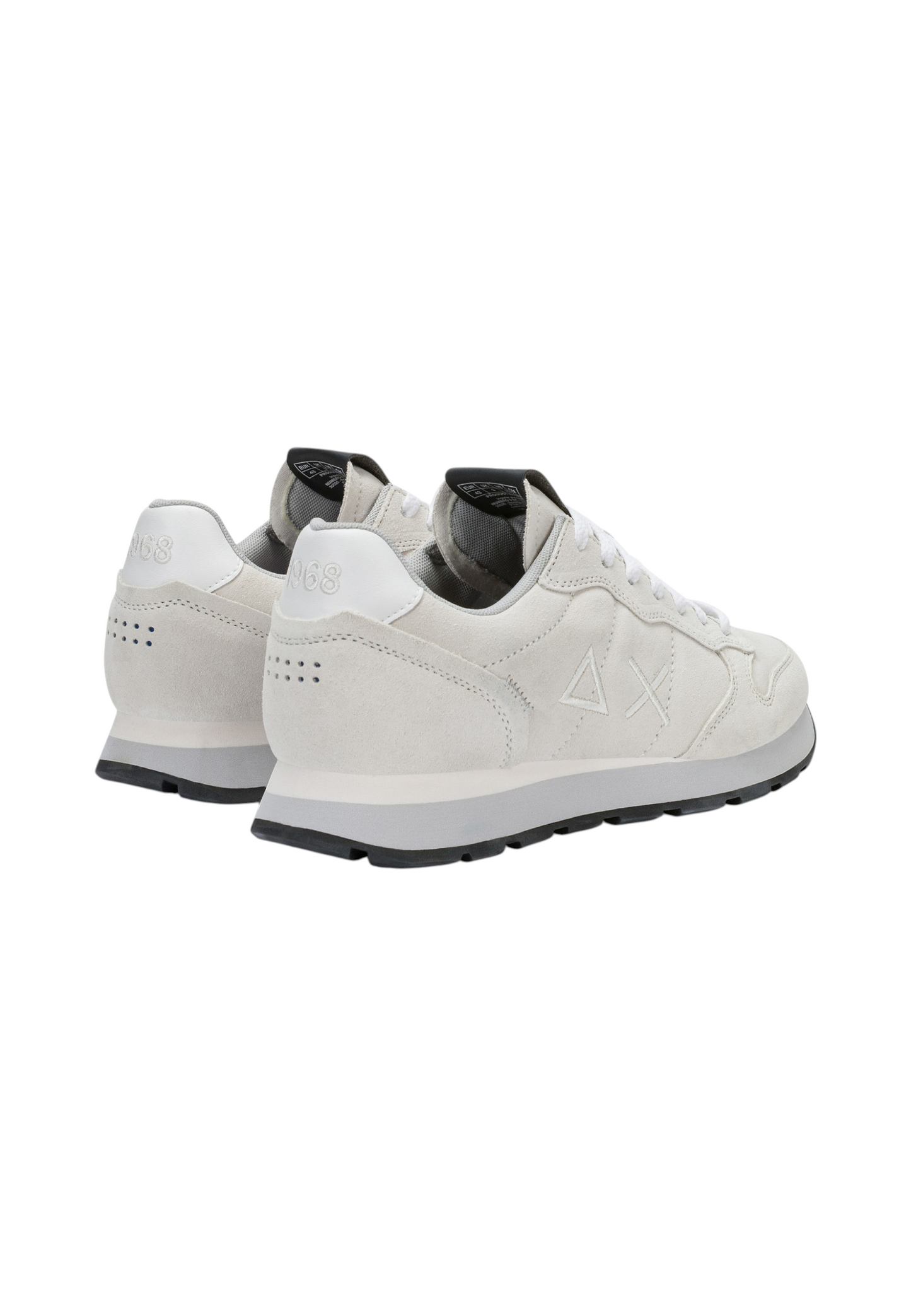 Sneakers Basse Uomo Sun68 Stile Running, Suede, Logo Ricamato Tom Suede Z46106