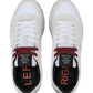 Sneakers Basse Uomo Sun68 Stile Running, Logo Ricamato, Nylon E Suede Tom Solid Z46101