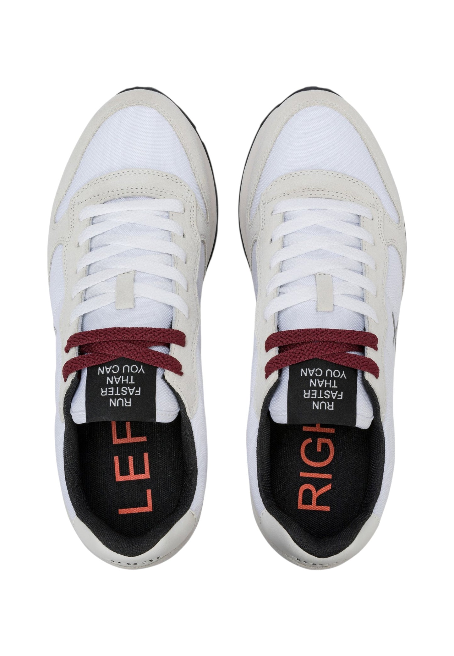 Sneakers Basse Uomo Sun68 Stile Running, Logo Ricamato, Nylon E Suede Tom Solid Z46101