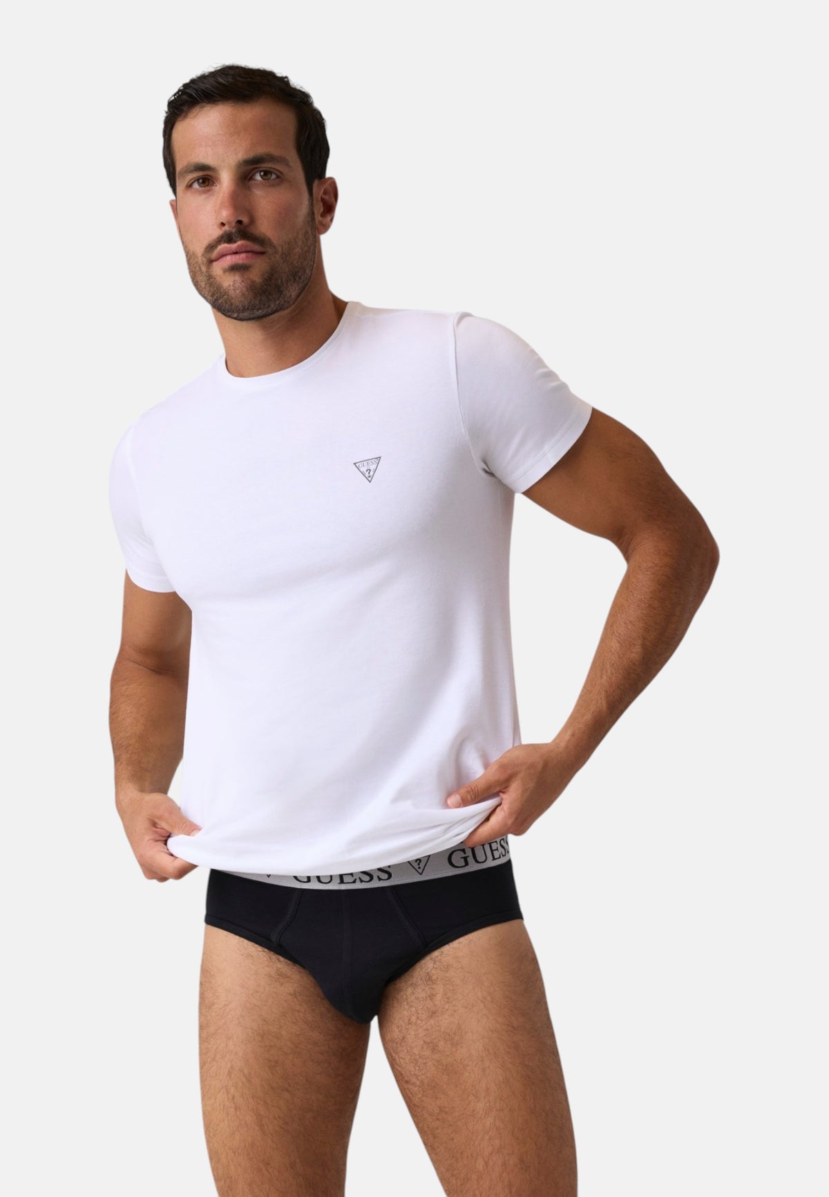 T-Shirt Manica Corta Uomo Guess 2 Pack Caleb Hero U97G02KCD31