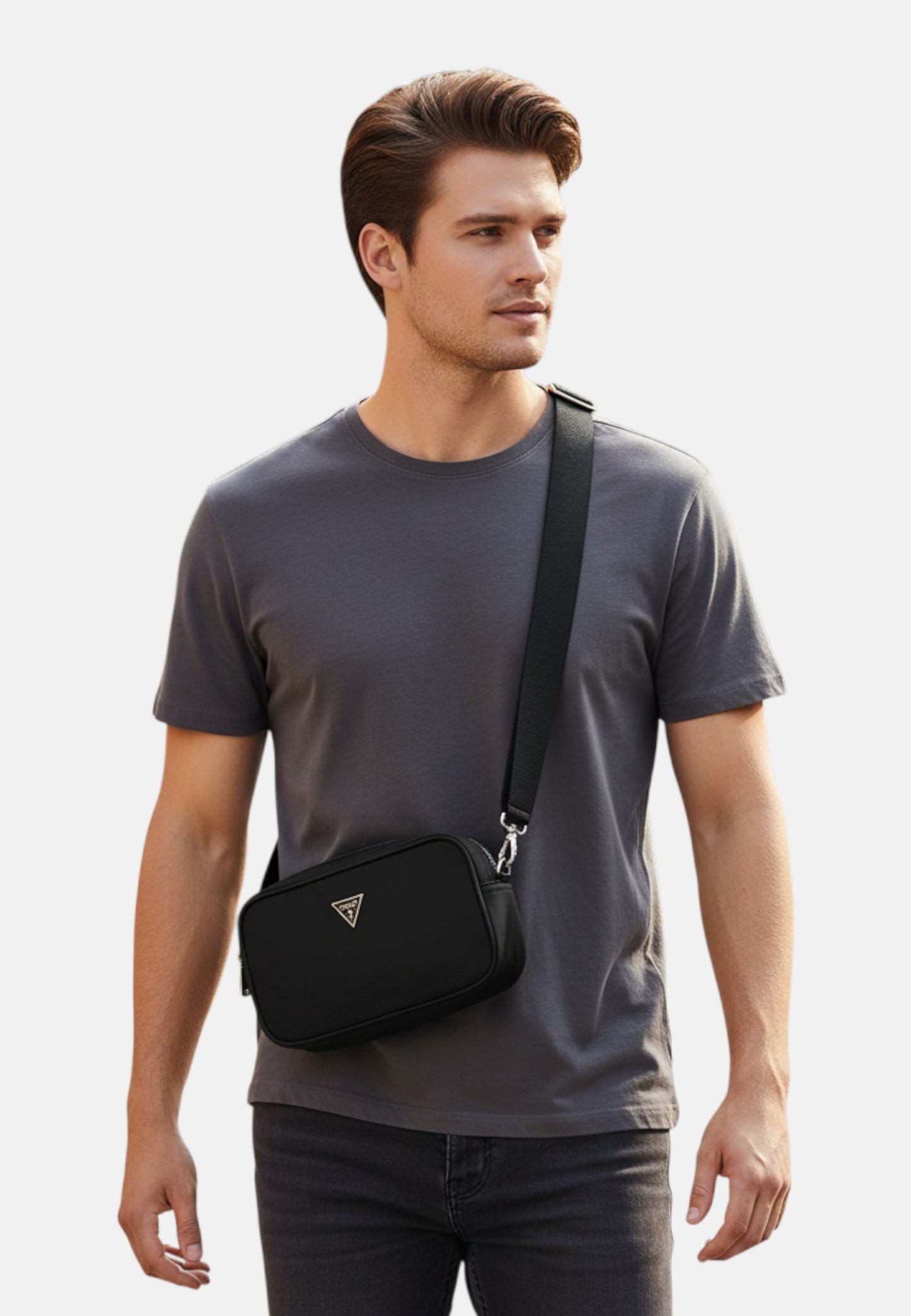 Borsa A Tracolla Uomo Guess  Milano HMMINYP6150