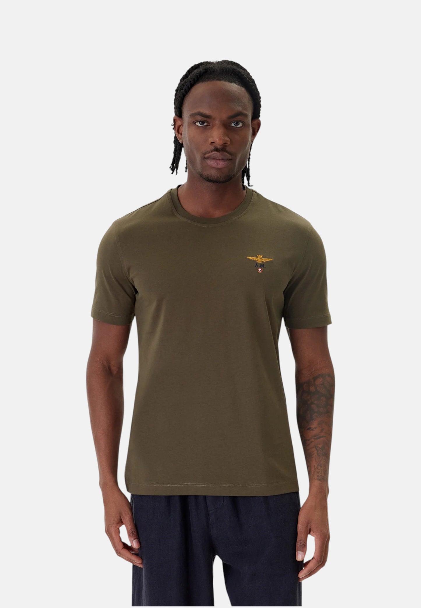 T-Shirt Manica Corta Uomo Aeronautica Militare Basic  261TS1580UJ00372