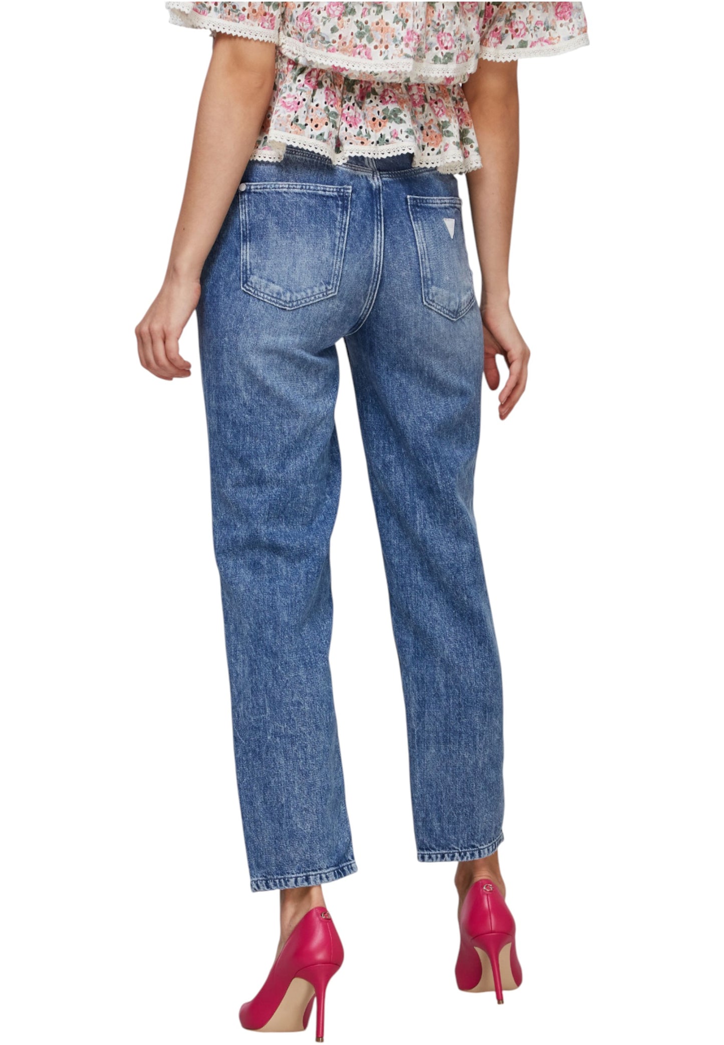 Jeans Carrot Fit Donna Guess  Mom Jean W1GA21D4CN1