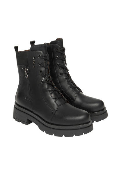 Stivaletti Anfibi Donna Nero Giardini Tacco 5 CM  I514783D