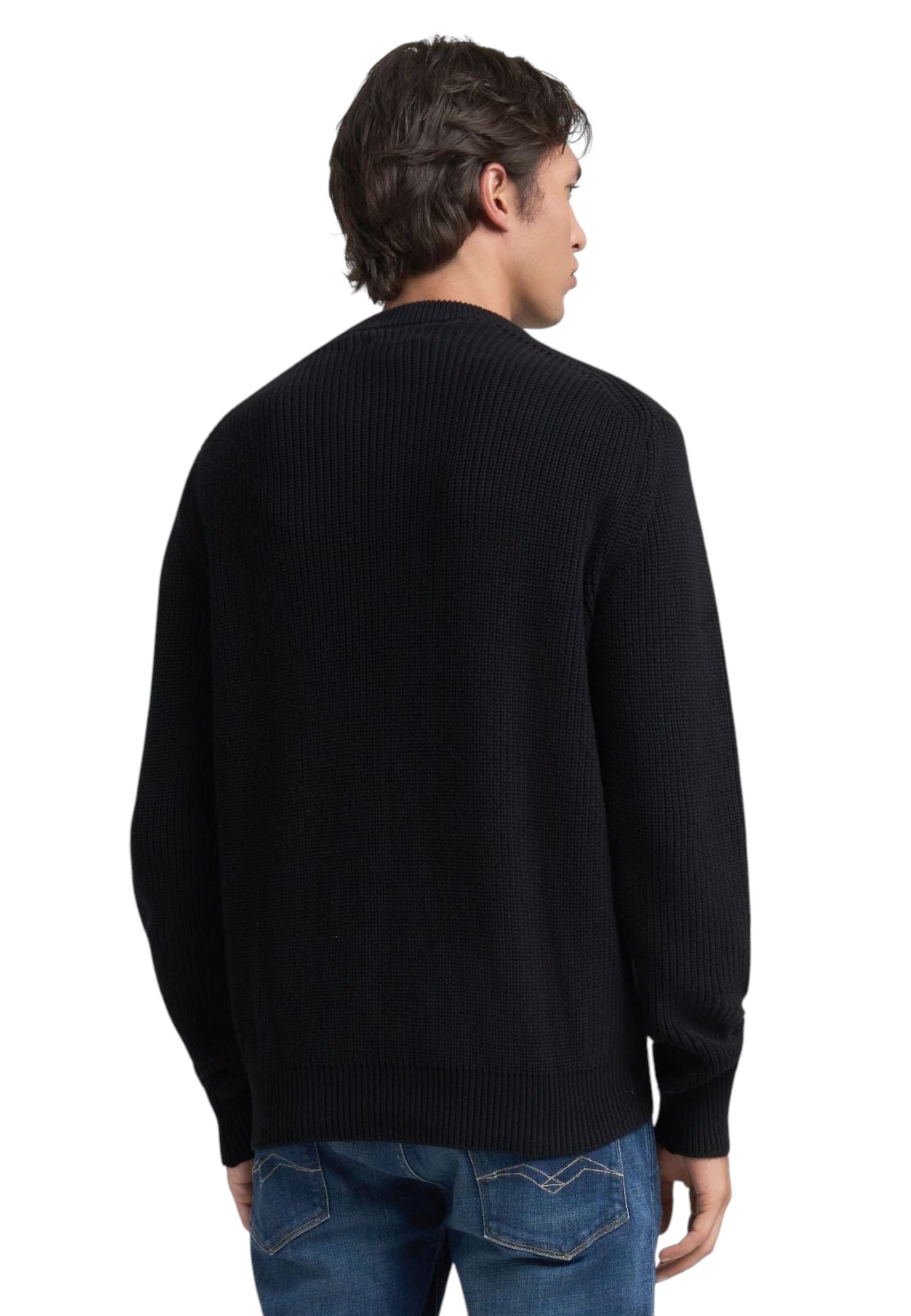 Maglione A Girocollo Uomo Replay A Costine  UK4722.000.G23788