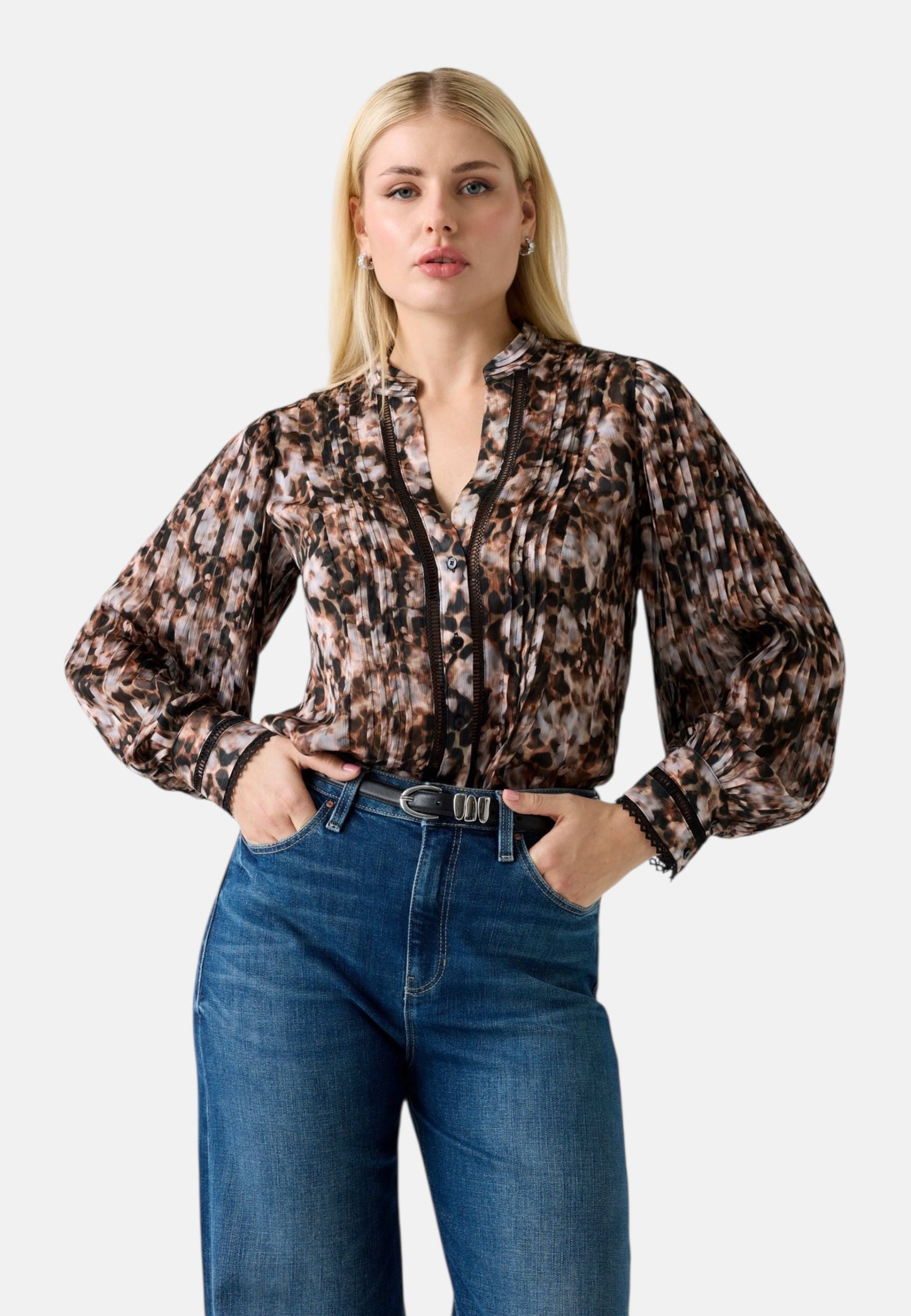 Blusa Manica lunga Donna Guess  New Josette W5RH16WDW82