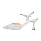 Sling Back  Donna Nero Giardini In Tessuto Lurex  E615440DE