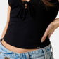 Top  Donna Guess  Gj Fashion Rib Lace W6GPB1KF641